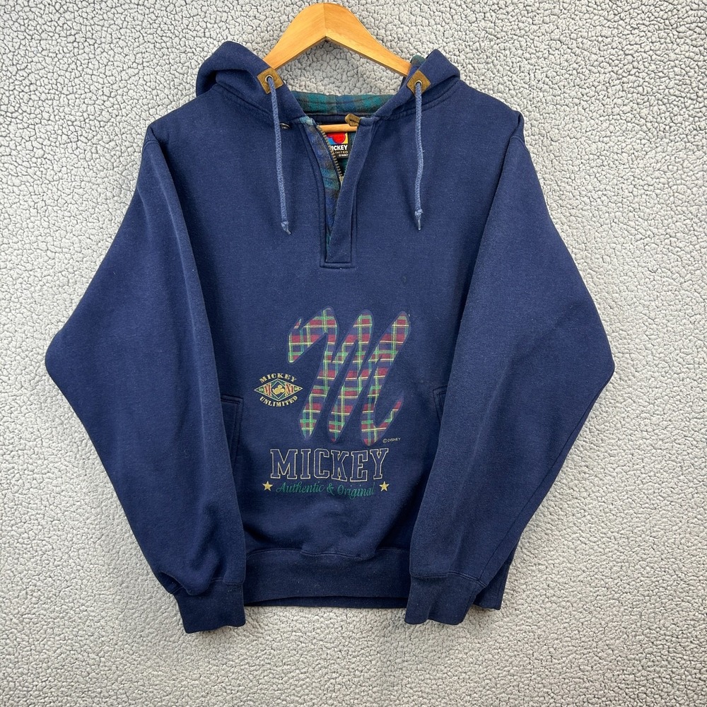 Mickey Unlimited 3/4 Zip Hoodie - By Velva Sheen - Size Large